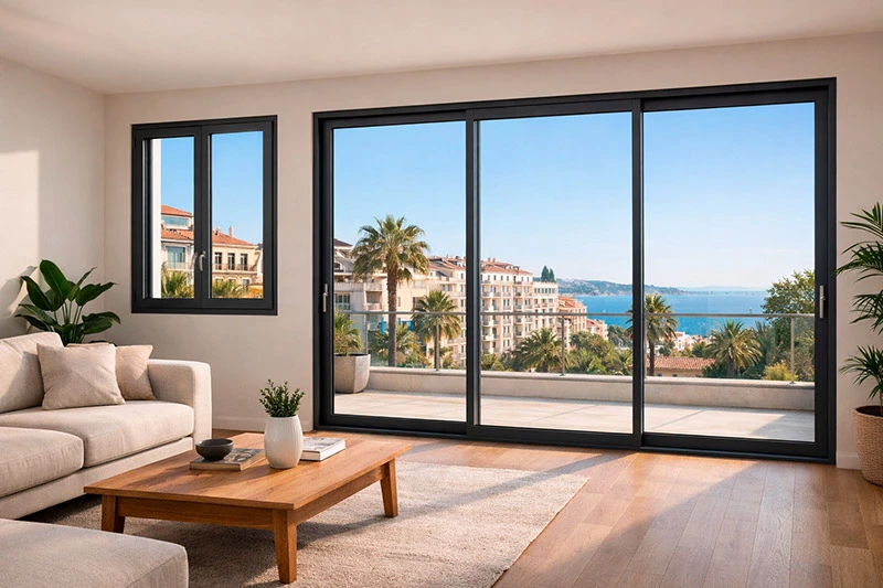 Fenêtre baie vitrée Fenêtre baie vitrée ALU ou PVC : Ventes, poses & dépannages